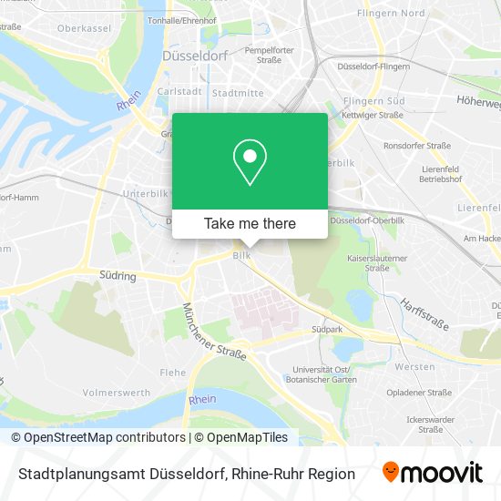 Карта Stadtplanungsamt Düsseldorf