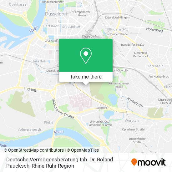 Deutsche Vermögensberatung Inh. Dr. Roland Paucksch map