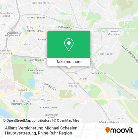 Allianz Versicherung Michael Scheelen Hauptvertretung map