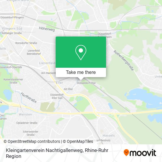 Карта Kleingartenverein Nachtigallenweg