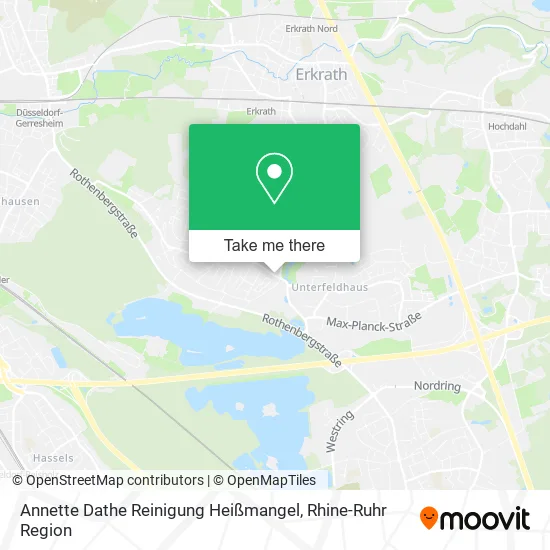 Карта Annette Dathe Reinigung Heißmangel