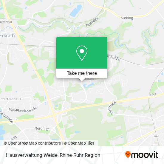 Hausverwaltung Weide map