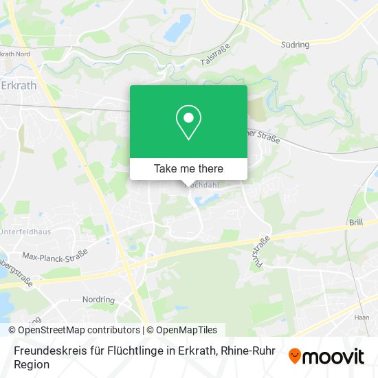 Карта Freundeskreis für Flüchtlinge in Erkrath