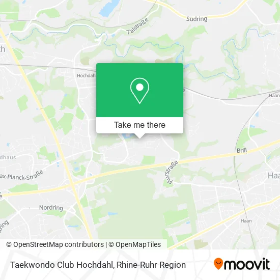 Карта Taekwondo Club Hochdahl