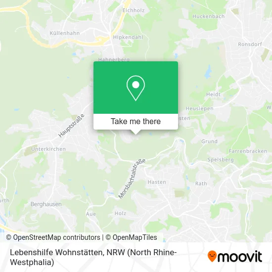 Lebenshilfe Wohnstätten map