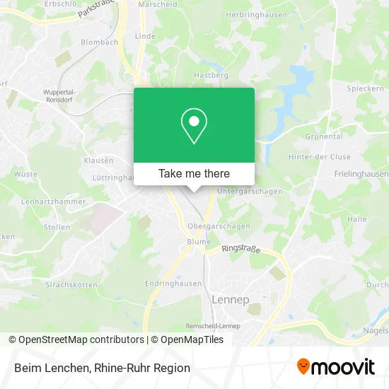 Карта Beim Lenchen