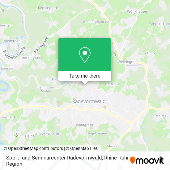 Sport- und Seminarcenter Radevormwald map