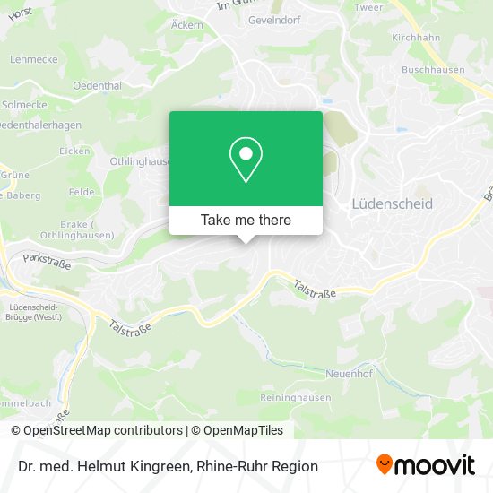 Dr. med. Helmut Kingreen map