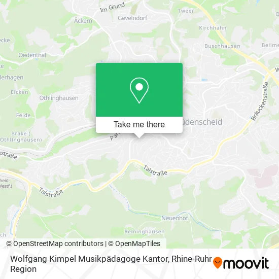 Карта Wolfgang Kimpel Musikpädagoge Kantor