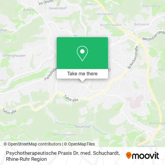 Карта Psychotherapeutische Praxis Dr. med. Schuchardt