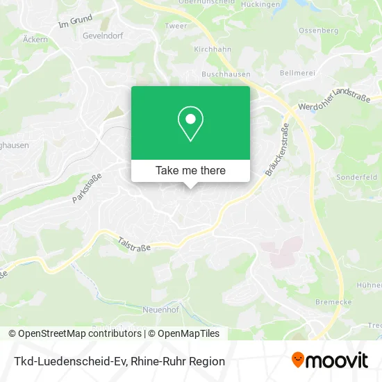 Карта Tkd-Luedenscheid-Ev