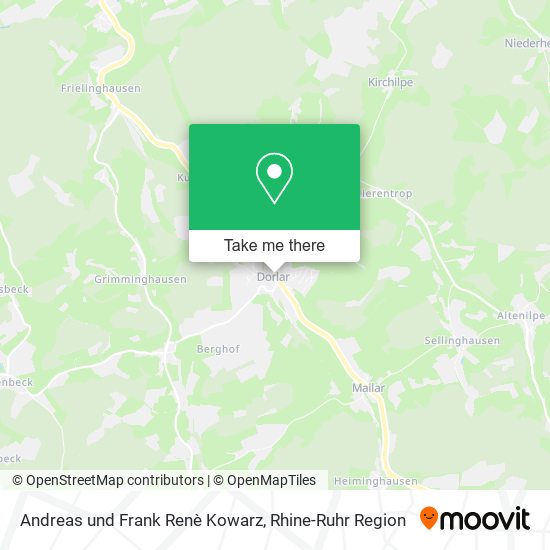 Andreas und Frank Renè Kowarz map