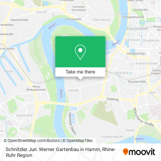 Карта Schnitzler Jun. Werner Gartenbau in Hamm