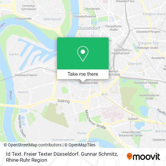 Id Text. Freier Texter Düsseldorf. Gunnar Schmitz map