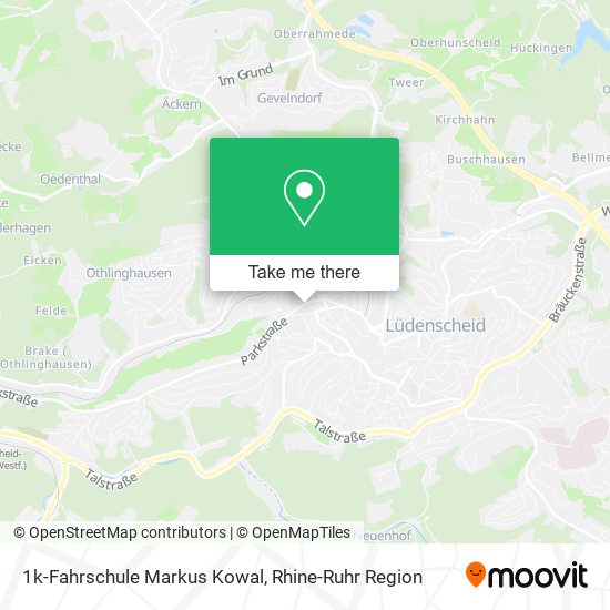 1k-Fahrschule Markus Kowal map