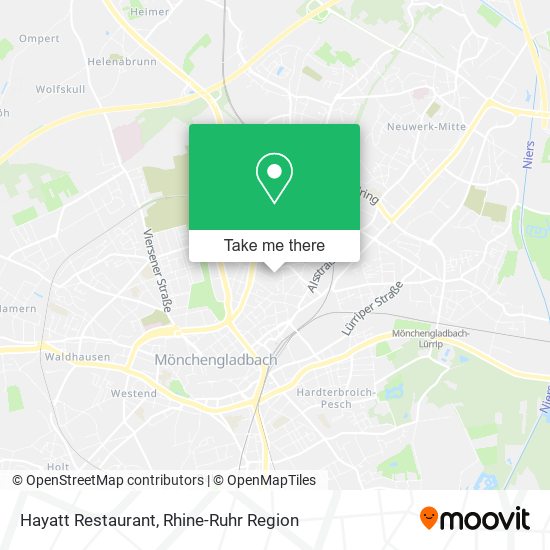 Hayatt Restaurant map