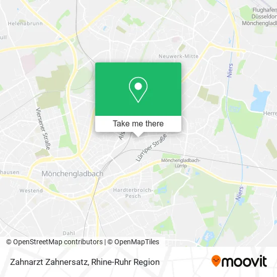 Карта Zahnarzt Zahnersatz