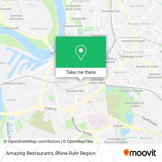 Amazing Restaurants map