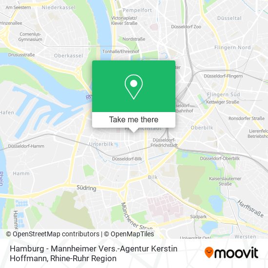 Hamburg - Mannheimer Vers.-Agentur Kerstin Hoffmann map