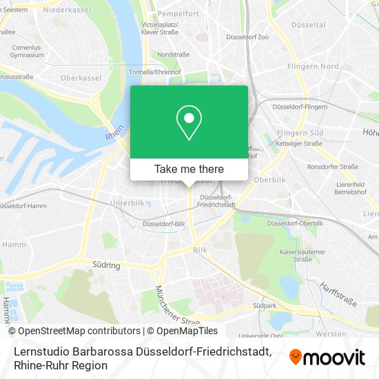 Lernstudio Barbarossa Düsseldorf-Friedrichstadt map