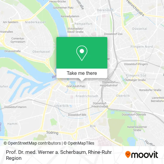 Карта Prof. Dr. med. Werner a. Scherbaum