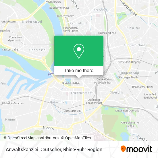 Карта Anwaltskanzlei Deutscher