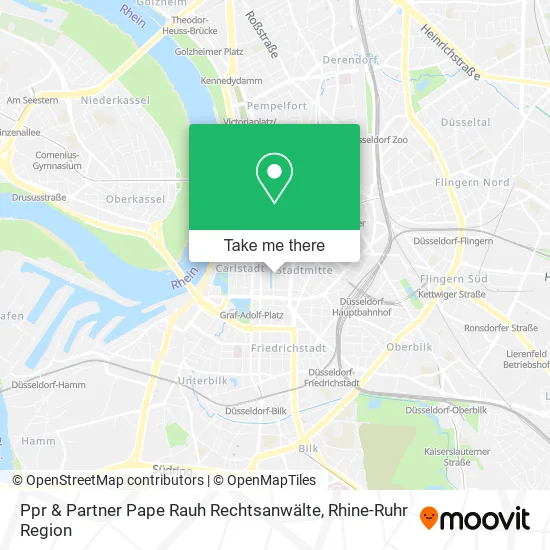 Карта Ppr & Partner Pape Rauh Rechtsanwälte