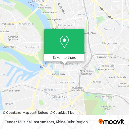 Fender Musical Instruments map