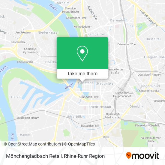 Mönchengladbach Retail map