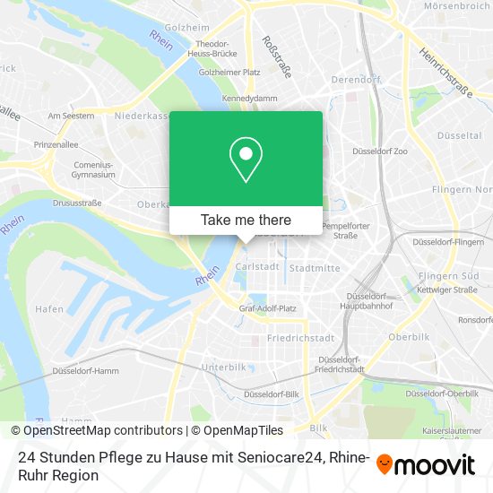 24 Stunden Pflege zu Hause mit Seniocare24 map
