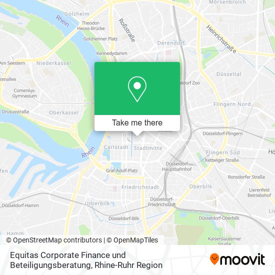 Equitas Corporate Finance und Beteiligungsberatung map