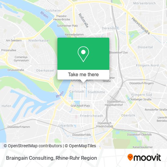 Braingain Consulting map