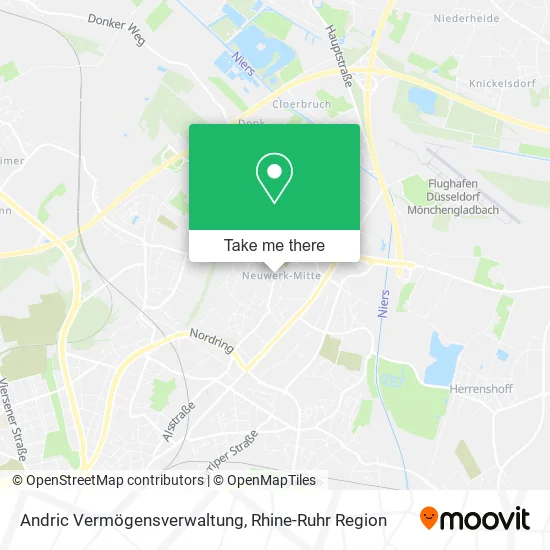 Карта Andric Vermögensverwaltung