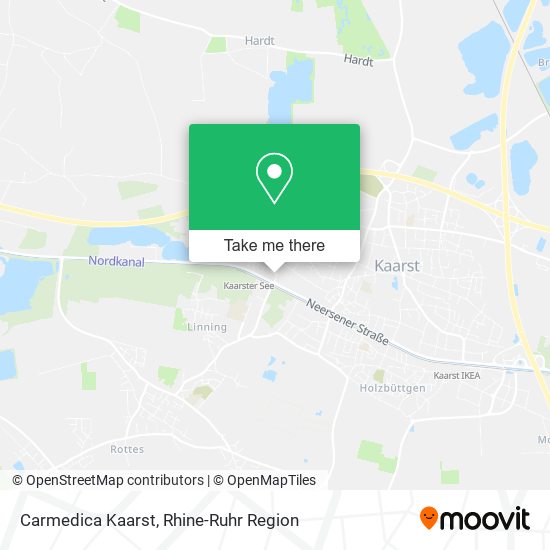 Carmedica Kaarst map