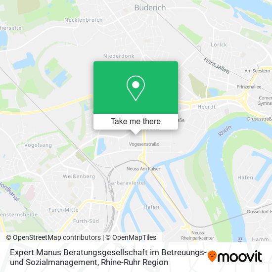 Expert Manus Beratungsgesellschaft im Betreuungs- und Sozialmanagement map