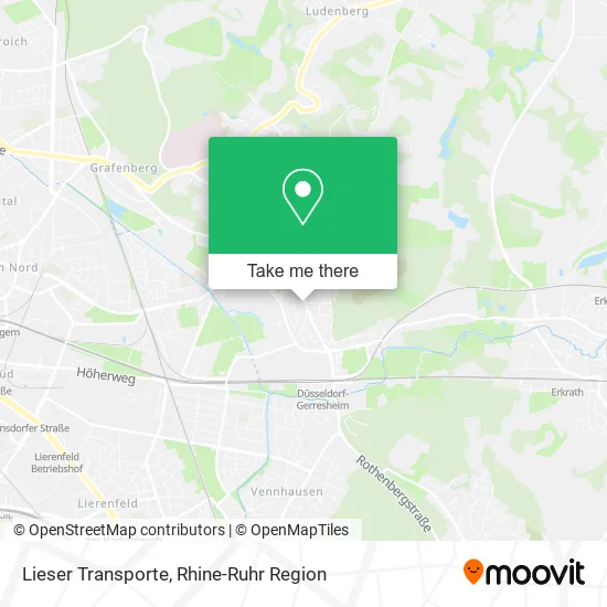 Карта Lieser Transporte