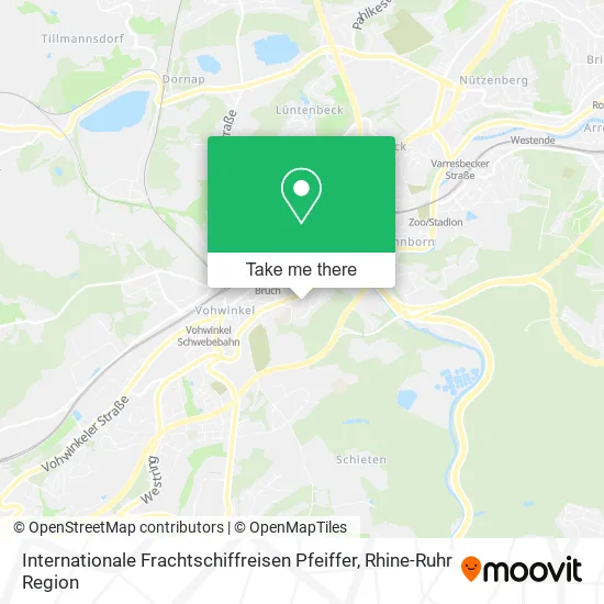 Карта Internationale Frachtschiffreisen Pfeiffer