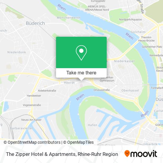The Zipper Hotel & Apartments map