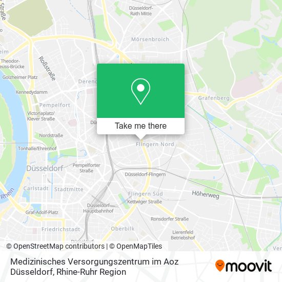 Medizinisches Versorgungszentrum im Aoz Düsseldorf map