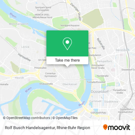 Rolf Busch Handelsagentur map