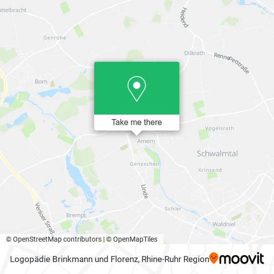 Карта Logopädie Brinkmann und Florenz