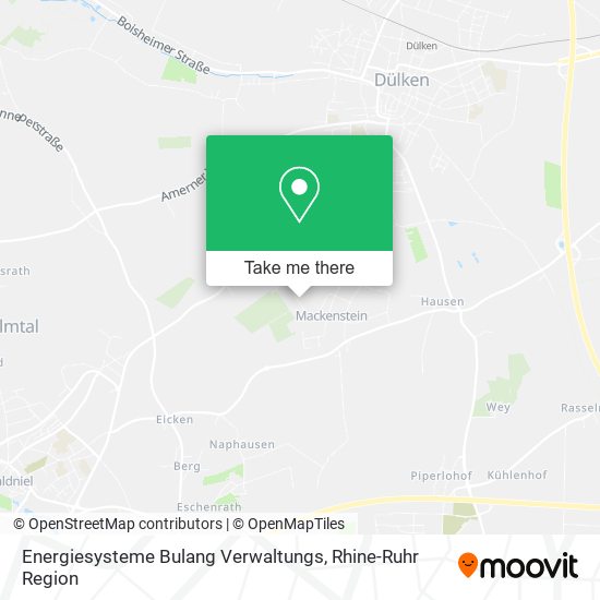 Energiesysteme Bulang Verwaltungs map