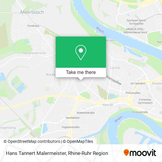 Hans Tannert Malermeister map