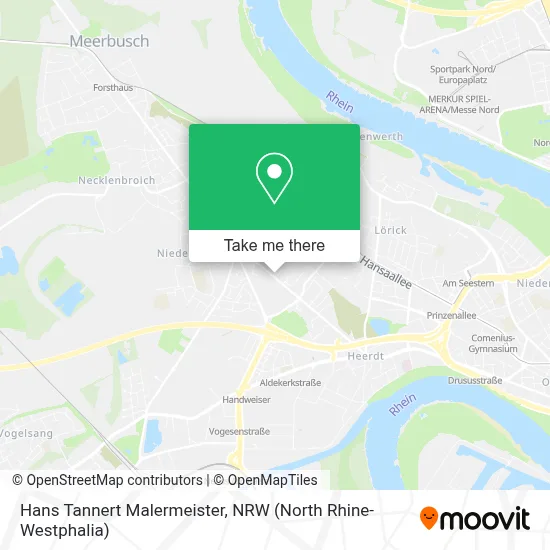 Hans Tannert Malermeister map