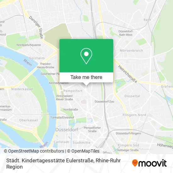 Карта Städt. Kindertagesstätte Eulerstraße