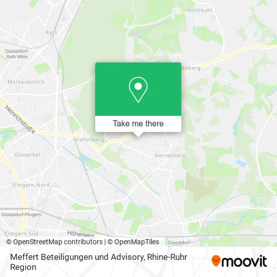 Карта Meffert Beteiligungen und Advisory