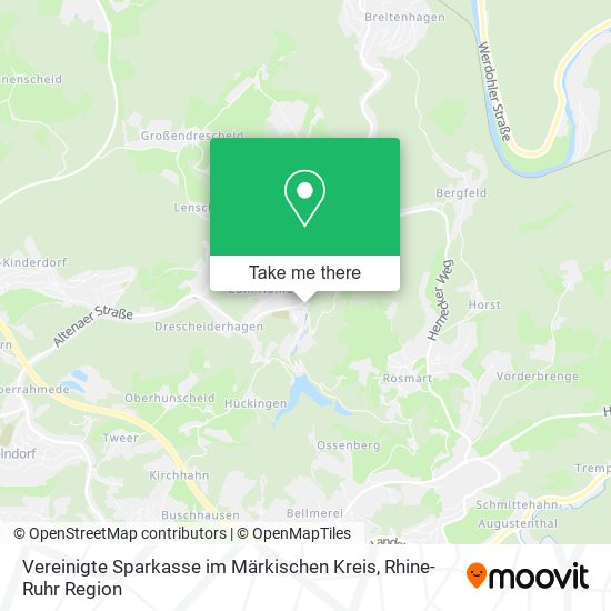 Vereinigte Sparkasse im Märkischen Kreis map