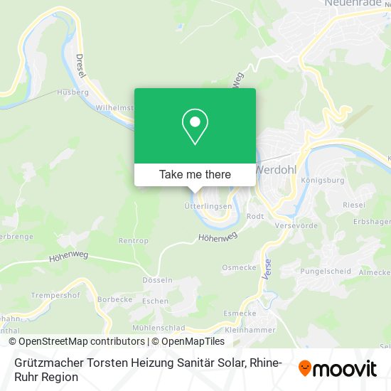 Grützmacher Torsten Heizung Sanitär Solar map