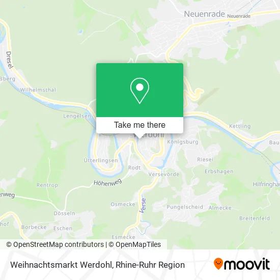 Карта Weihnachtsmarkt Werdohl