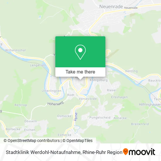 Карта Stadtklinik Werdohl-Notaufnahme